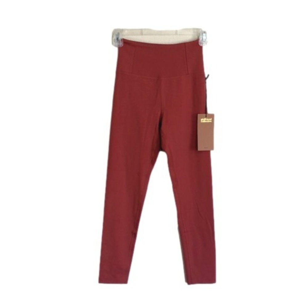 GIRLFRIEND‎ COLLECTIVE Bordeaux High-Rise Seamless Leggings Size XS NWT